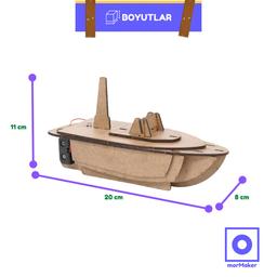 LED' li Ahşap Gemi Maketi | İnsansız Deniz Aracı | Kendin Yap Ahşap Oyuncak | STEM-A Eğitim Seti - steamoyuncaklari_stem_kendinyapahsapoyuncak_makerset_egiticioyuncak_ledyakma_mormaker_insansizgemi_2_2f55f4be-0c57-460e-a5dd-932dbd4a99e1