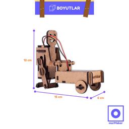 Sepetli Robot DC Motorlu Ahşap Oyuncak STEM-A Seti - stem-a_oyuncaklari_stem_kendinyapahsapoyuncak_makerset_egiticioyuncak_hareketlirobot_DCmotor_sepetlirobot_mormaker_fotogtaf_2