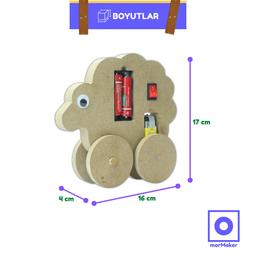 Kuzu Robot kuzuBot DC Motorlu Ahşap Oyuncak STEM-A Eğitim Seti - stem-a_oyuncaklari_stem_kendinyapahsapoyuncak_makerset_egiticioyuncak_hareketlirobot_ilkrobotum_kuzurobot_kuzubot_mormaker_fotograf_2