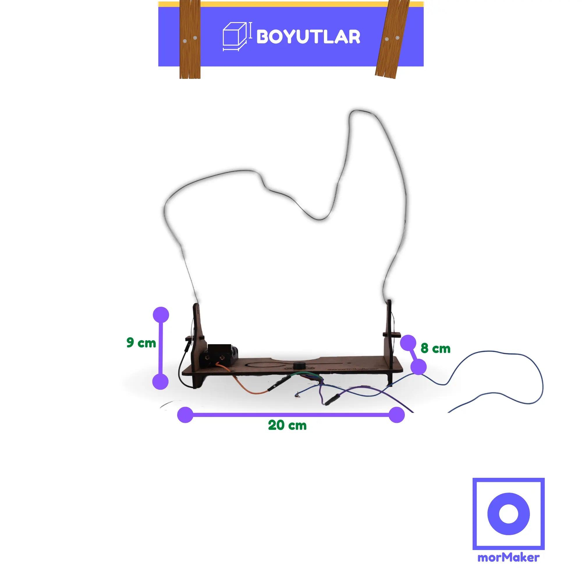 CızZz Devre Kendin Yap Ahşap Oyuncak STEM-A Eğitimi Seti - stem_oyuncaklari_stem_kendinyapahsapoyuncak_makerset_egiticioyuncak_buzzeroyun_elektronikdevreleregiris_cizzdevre_mormaker_fotogtaf_2